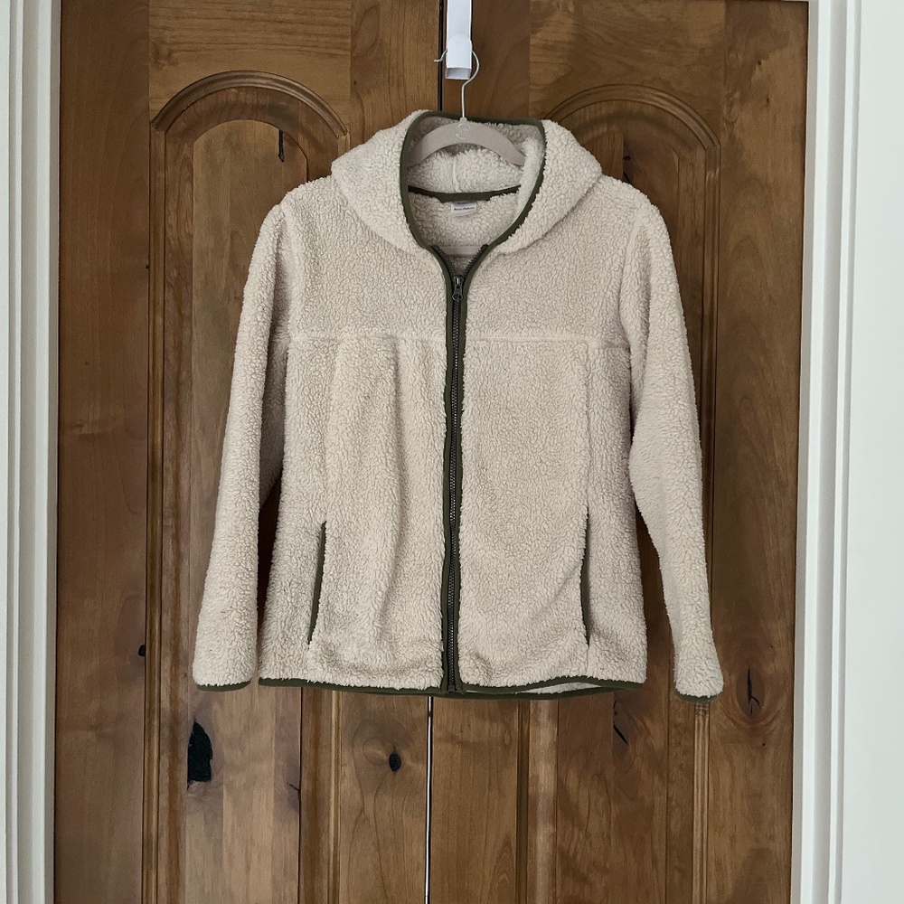 Hanna Andersson Marshmallow Jacket Coat Girls size 12